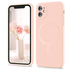 KSTDesign Magsafe Liquid Silicone Case Pink Sand iPhone 11